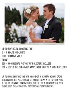 Nuance Photography Videography prices packages New Zealand