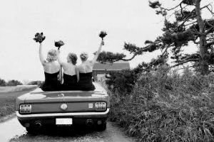 Mustang wedding car Taupo