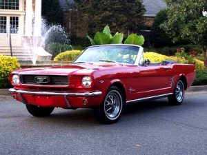 Rotorua Mustang wedding car